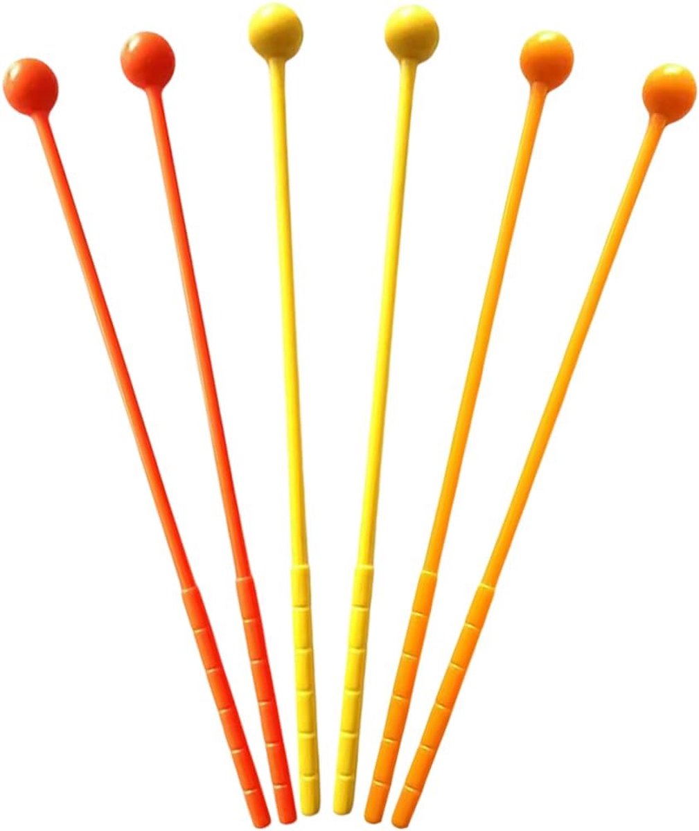 xylofoon accessoires 6 stuks - percussiestukken voor drums - hoogwaardig materiaal - vol en levendig geluid - ShopVlot