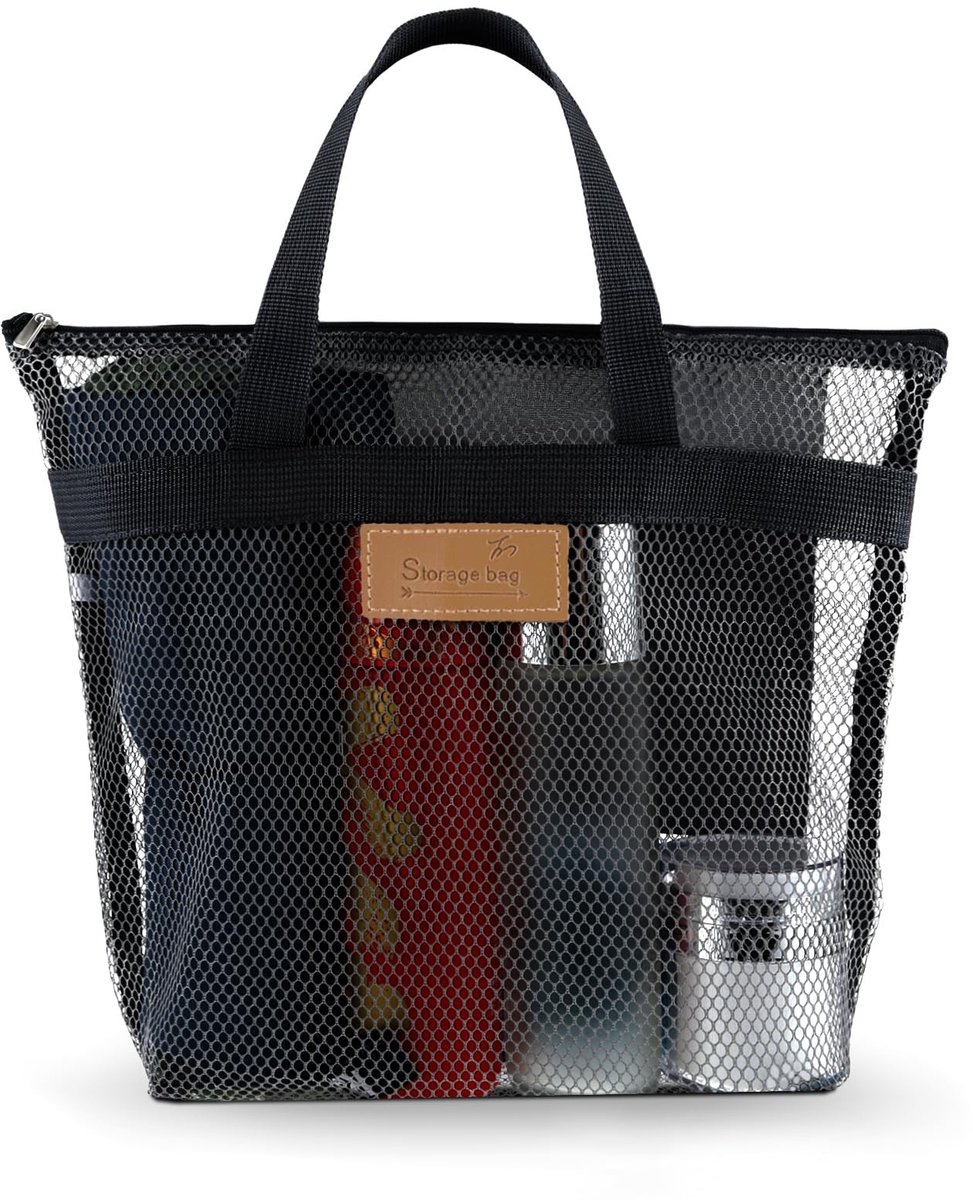 Solidchoice - Grote Mesh Draagtas voor Douche en Strand