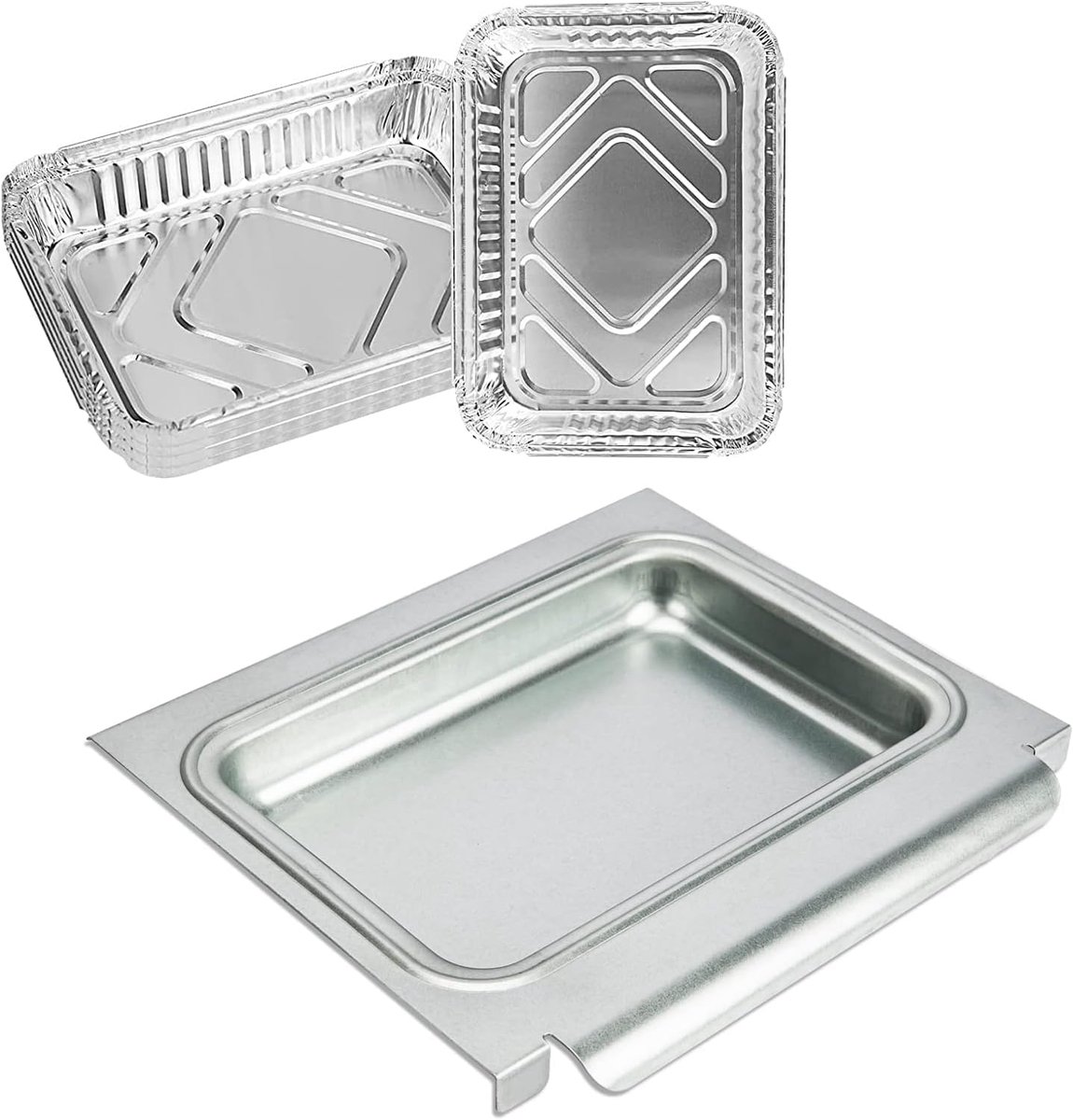 Grill Drup Tray - Aluminium Liner - Geschikt voor Weber Spirit en Genesis - Eenvoudig te vervangen - ShopVlot