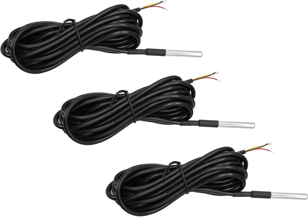 Digitale temperatuur sensor - 3m waterproof roestvrijstalen sonde - hoog-precisie met meerdere toepassingen - ShopVlot
