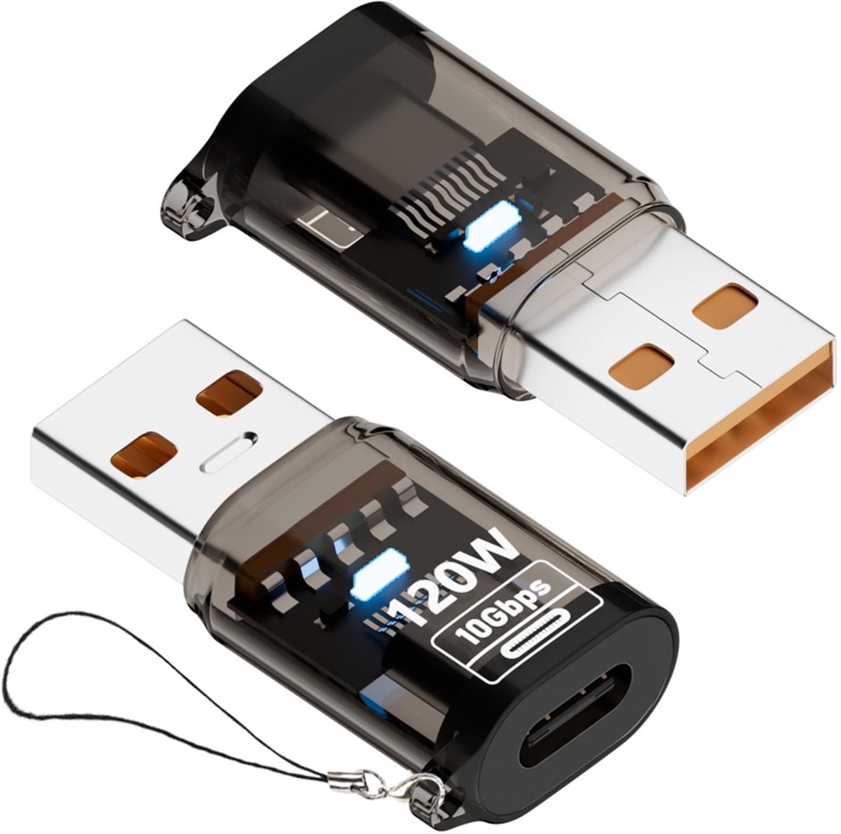 Solidchoice - USB naar USB C Adapter, Snelle Datatransfer