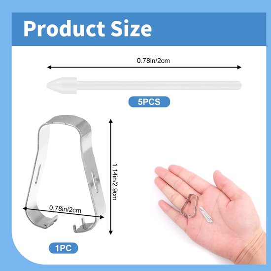 Solidchoice - Set van 5 Vervangingsstylus voor Samsung Galaxy — afbeelding 5