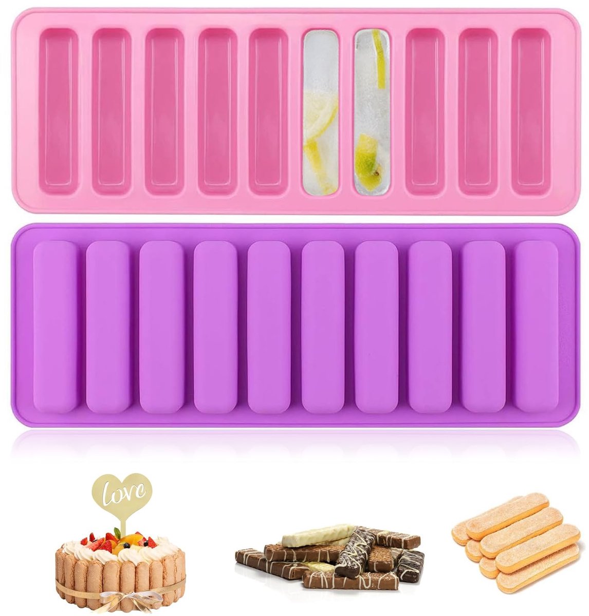 Solidchoice - Silicone Bakvorm voor Energiebars en Chocolade