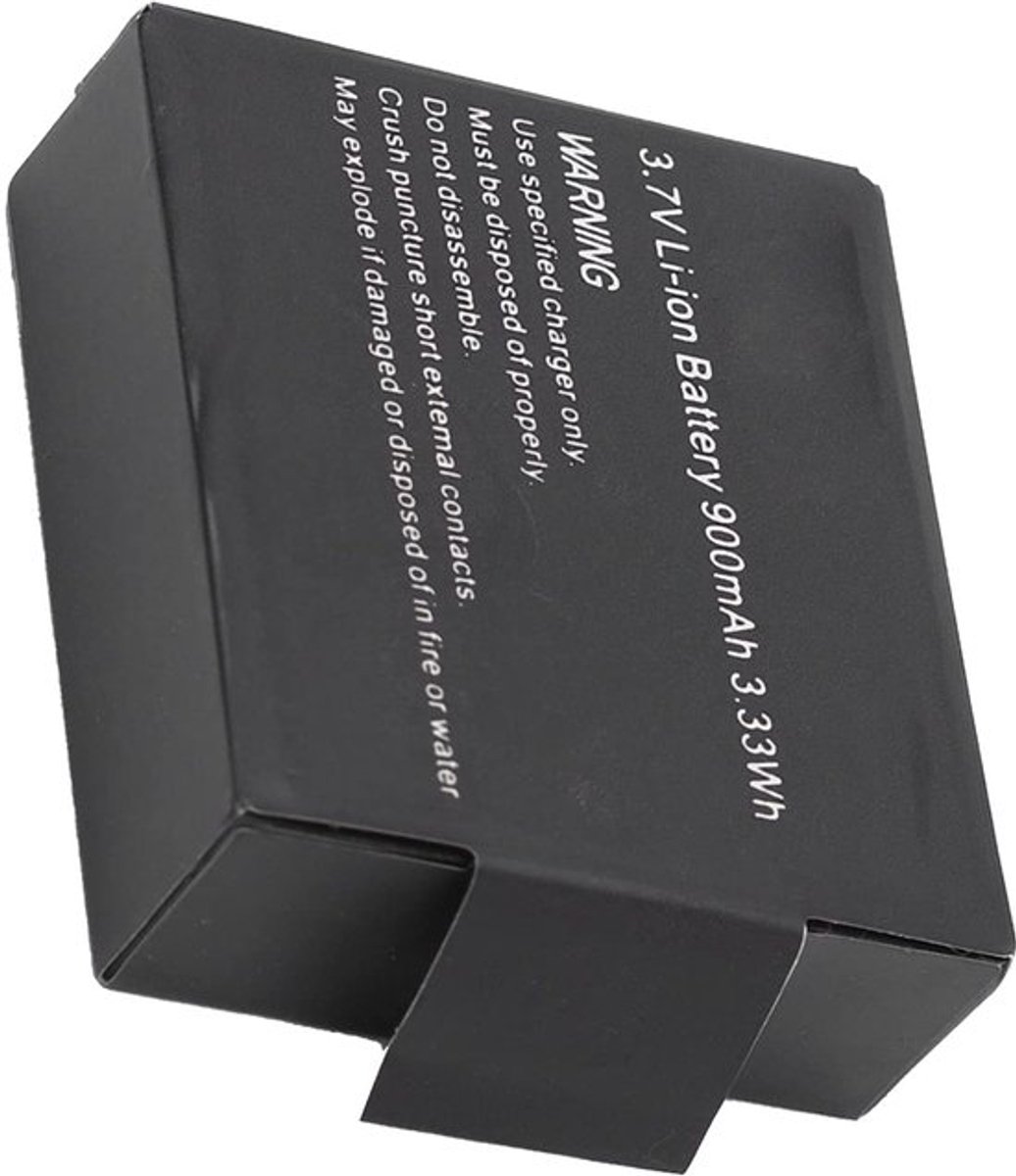 3,7V 900mAh Li-ion batterij voor SJ4000, SJ5000 en M10, vervangende sportcamera-batterijen met een langere batterijduur.