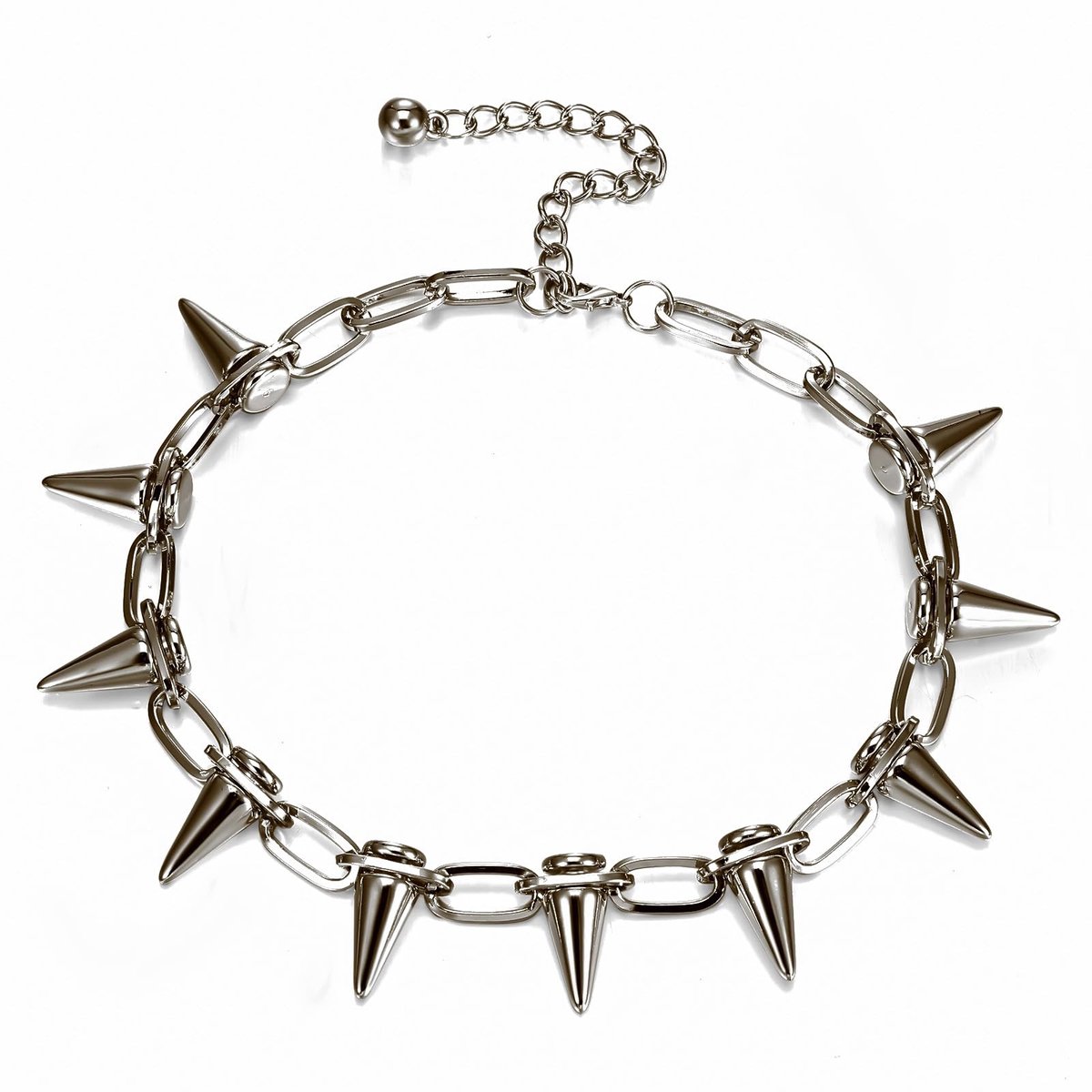 Solidchoice - Gothic Spike Choker Ketting voor Vrouwen