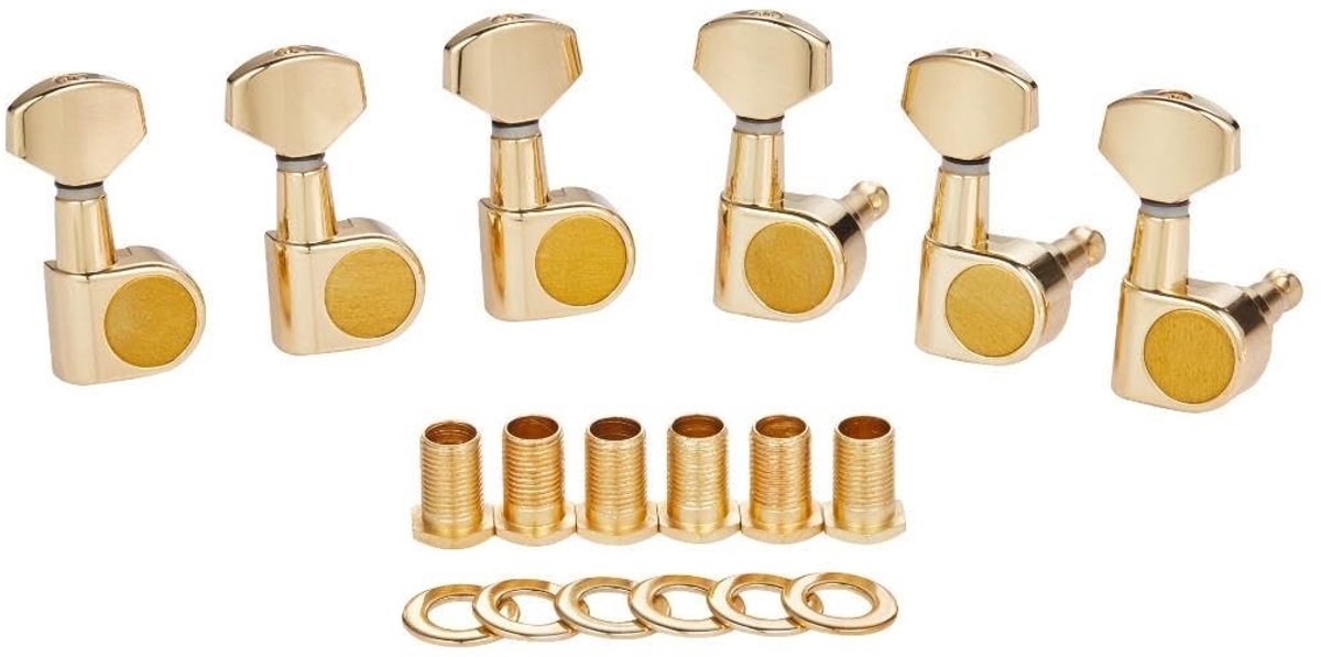Solidchoice - Set van 6 Gitaar Stemmechanieken met 15:1 Overbrengingsverhouding