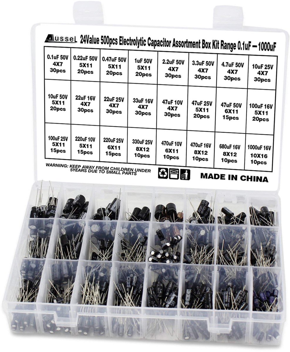 Assortment Aussel Electrolytic Capacitors - ShopVlot