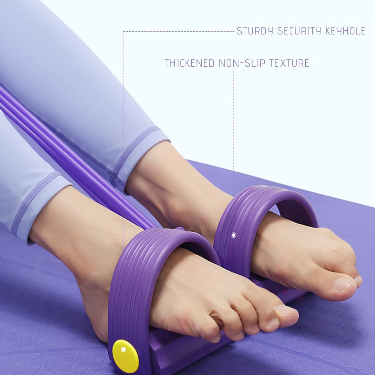 Solidchoice - Pedaalweerstandsband voor Fitness en Training — cadeau in Sport & Outdoor - foto 4