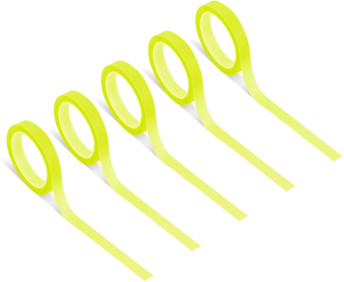 Solidchoice - Set van 5 Fluorescerende Markeertape voor Notities