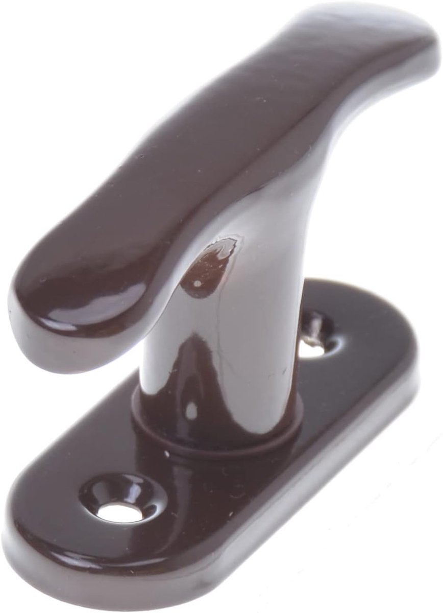 Metal Window Handle Brown Universal for Wood and PVC Window Handle Balcony Door Handle with 7 mm Square (Can Be Cut to - ShopVlot