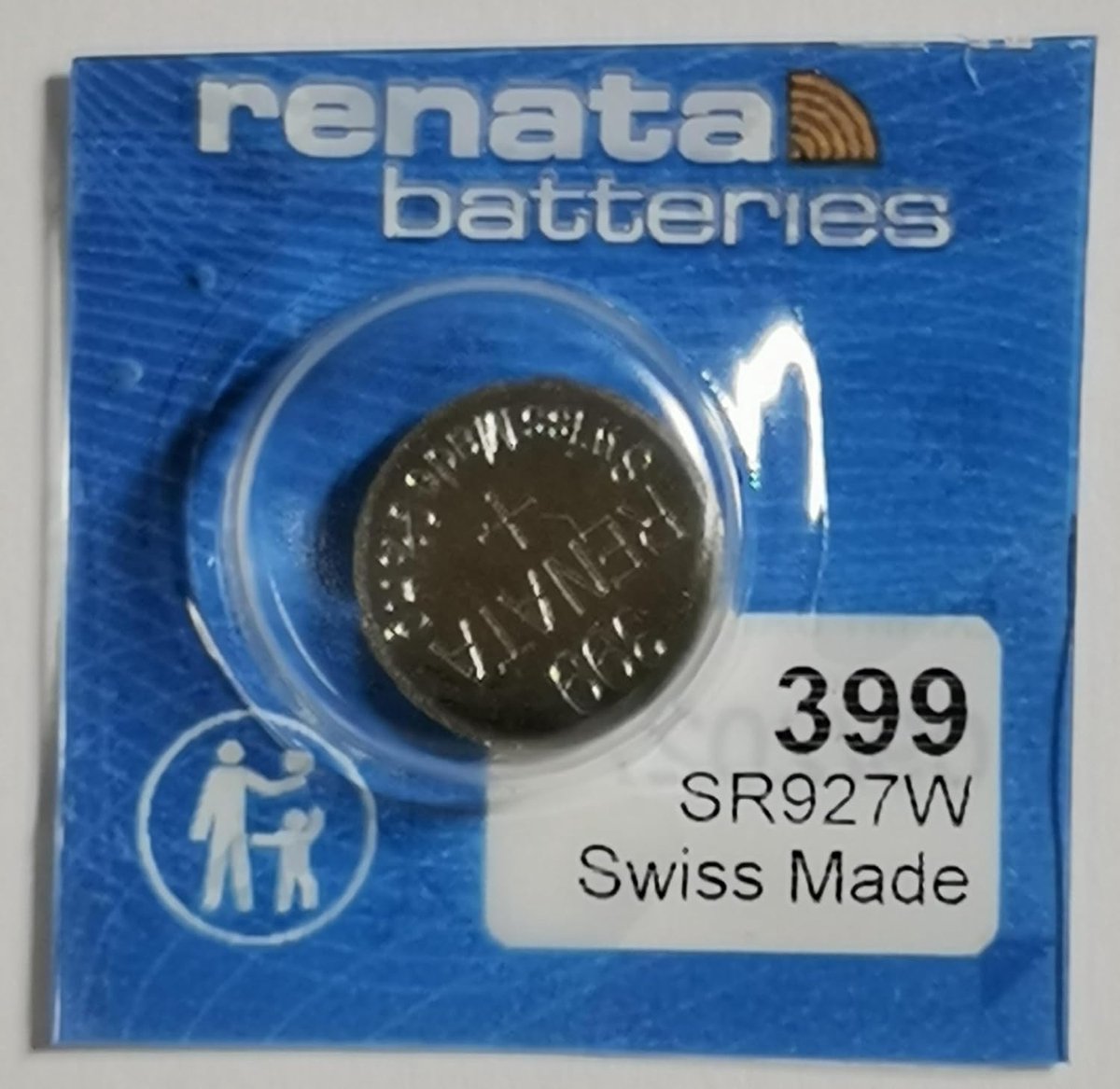Renata / Swatch Group - Button cell silver oxide 399 RENATA 1,55 V 55 mAh - blister(s) x 1 - ShopVlot