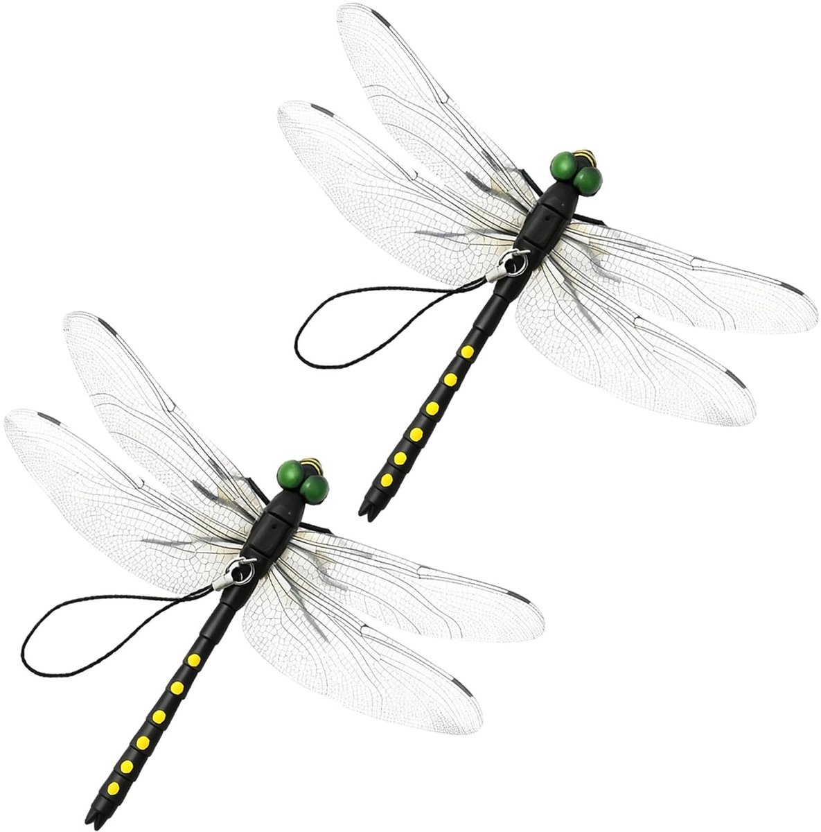 Libellen nep pvc insectenafweer outdoor camping tuin decoratie met naald en hanger voor hoeden rugzakken tent, terras - ShopVlot