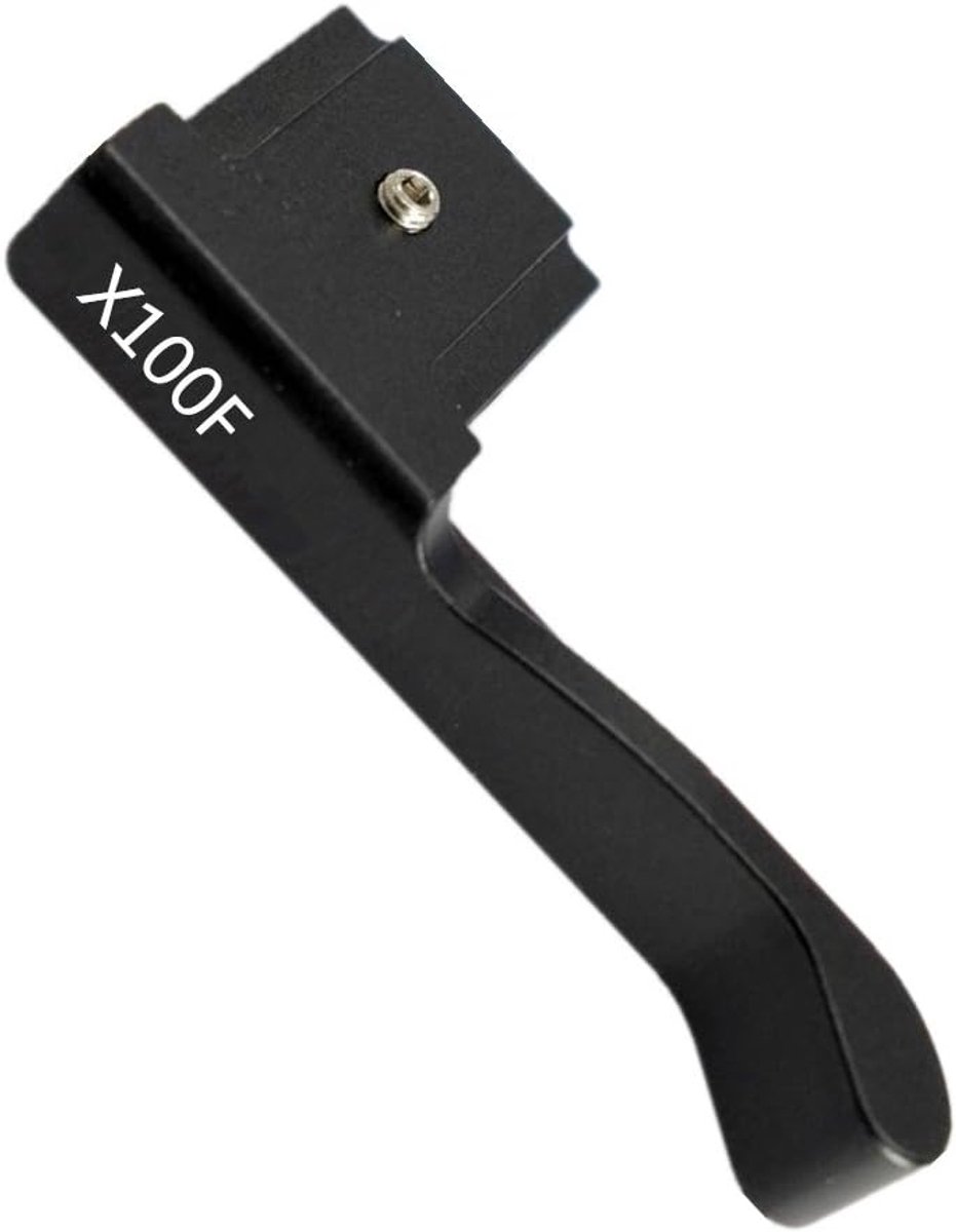 Fuji X100F X-100 Black Metal Thumb Grip Designs for Fuji X100F X100F Handle - ShopVlot