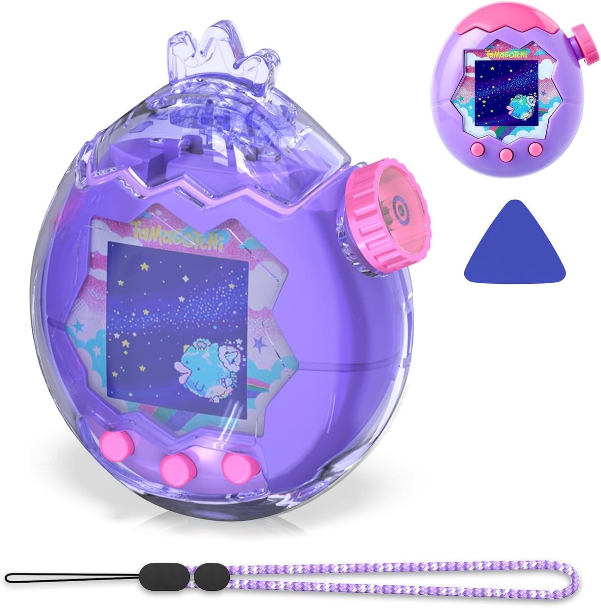 Generic Protective Case for Tamagotci Paradise - Protective Case with Crown and Lever Tools, Shockproof Material - ShopVlot