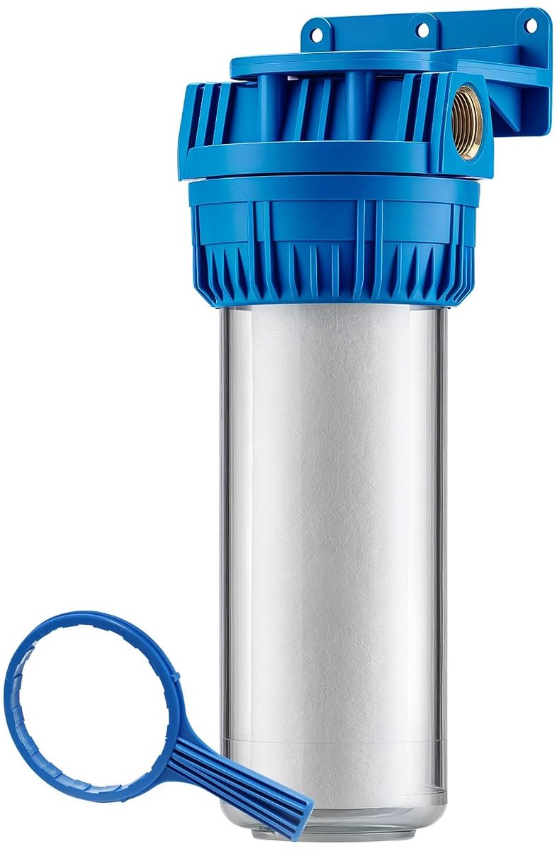 Naturewater NW-BR10A 1-stage filter 26.2mm (3/4") - PP cartridge, clamp and wrench - ShopVlot