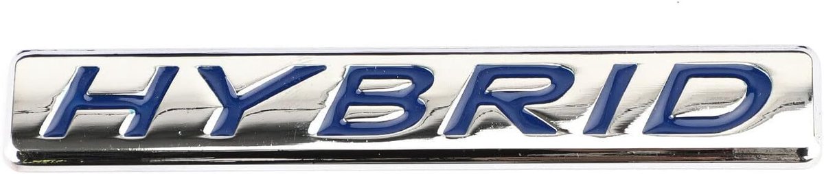 1Pc Hybrid Car Sticker Hybrid Logo Emblem Refitting Badge Decal for Fit All Cars - ShopVlot