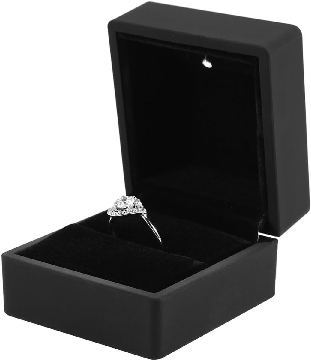Sieradenopbergdoos met LED-verlichting voor Ringen, Oorbellen en Halskettingen - Perfecte Sieraden Display en Organisatie voor Vrouwen en Moeders
