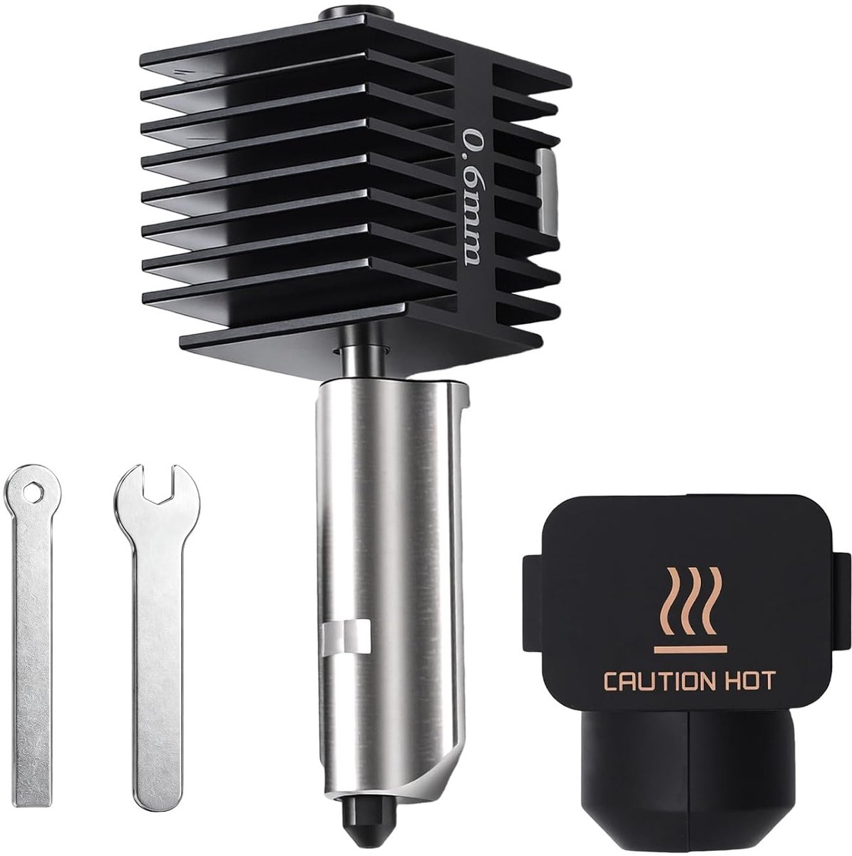 0,6 mm stalen hotend kit, vervanging voor Bambu Lab A1 Mini 3D-printer, nauwkeurige temperatuurregeling, compatibel - ShopVlot