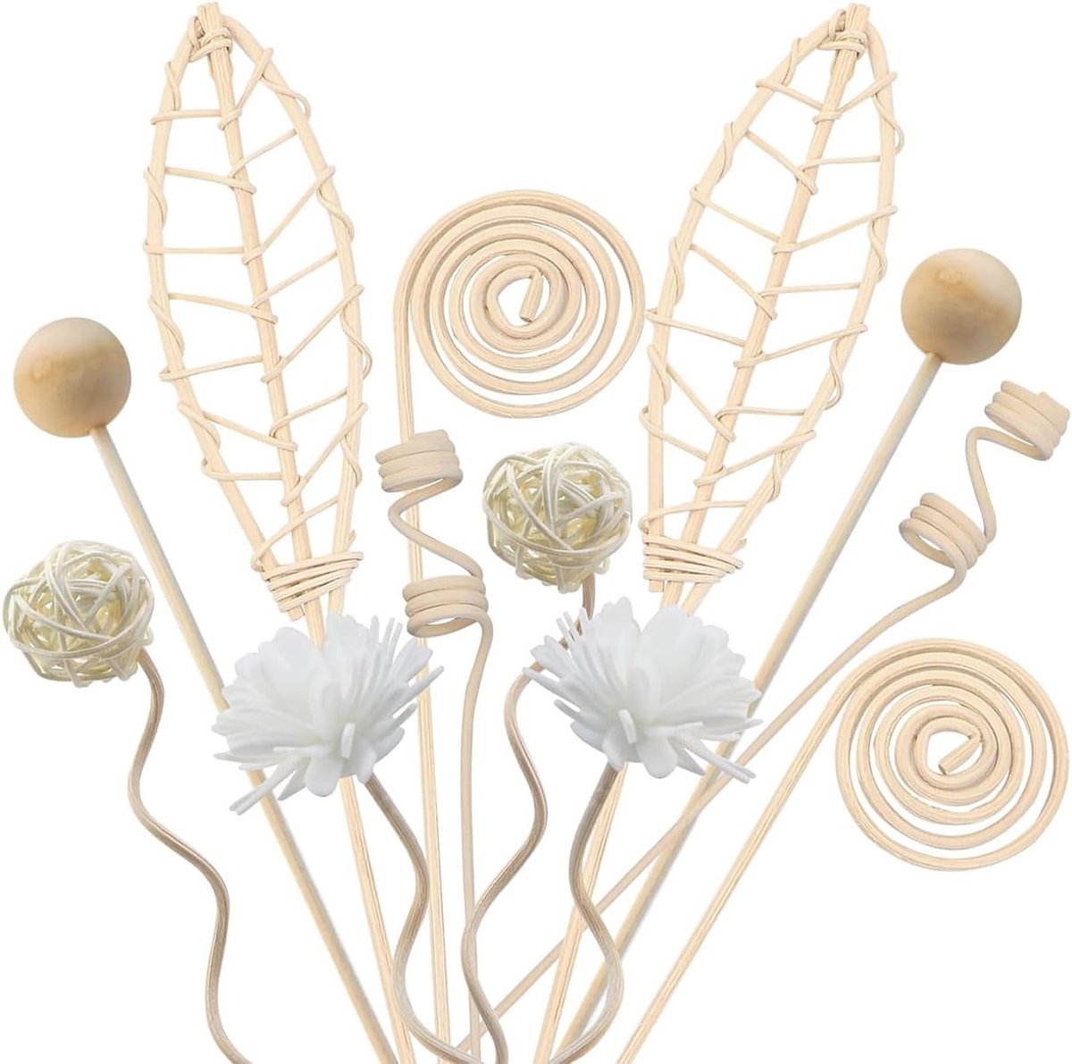 JOYOLA 20 Pieces Rattan Wood Diffuser Sticks,Natural Rattan Sticks for Aroma Diffuser,Rattan Aromatherapy - ShopVlot