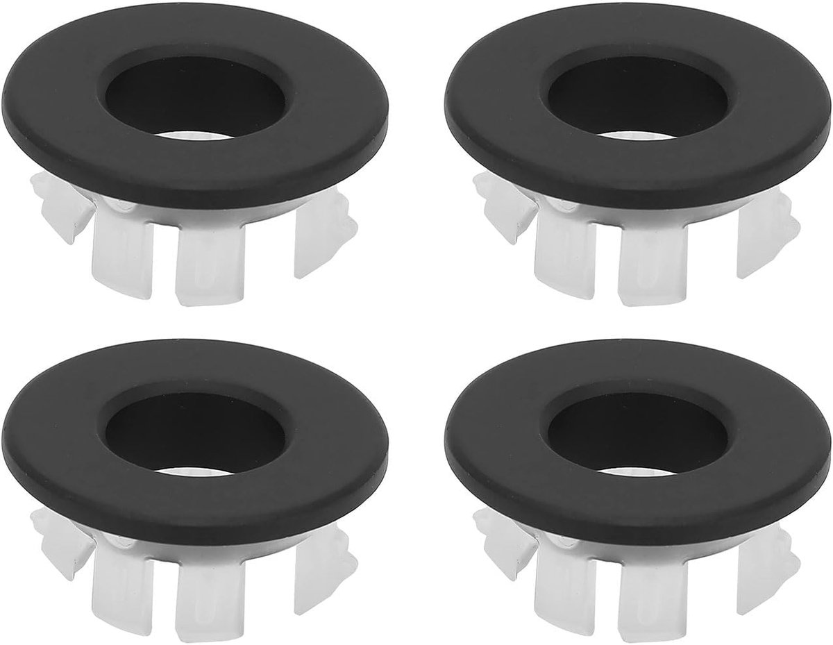 4pcs Round Overflow Cover, Sink Overflow Ring Sink Trimming Overflow Overflow Overflow Cover Brass Sink Overflow Ring - ShopVlot