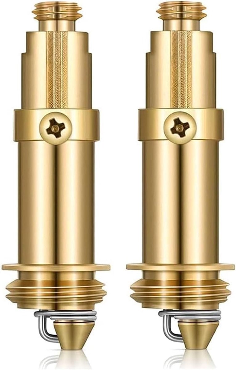 2 Pcs Pop Up Sink with Spring Bolts, Brass Bolts, Resilient Core for Bathtub, Brass Spring Stopper, Replacement for - ShopVlot