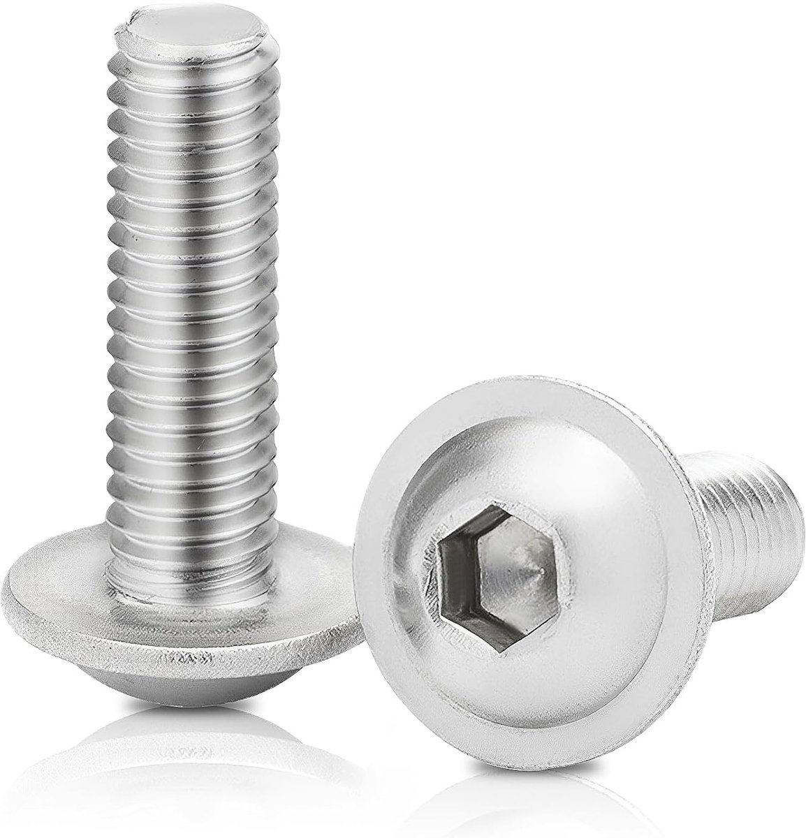 Lens Head Screws, 40 Pieces M5 Screws Stainless Steel, 20mm and 12mm Stainless Steel Screws, Flat Head Screws, Torx - ShopVlot