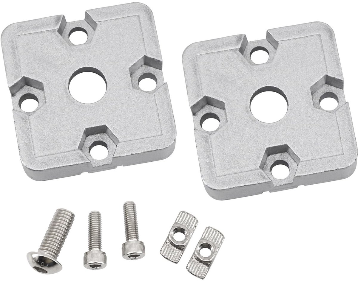 Solidchoice - Aluminium Verbinder Hoekbeugel Set voor Extrusieprofielen