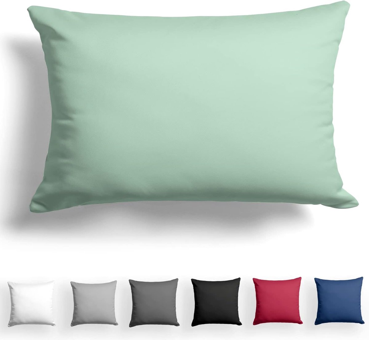Satin kussenhoes 50x75 cm - 100% katoen - Hypoallergene stof - Ideaal voor jaarrond gebruik - ShopVlot