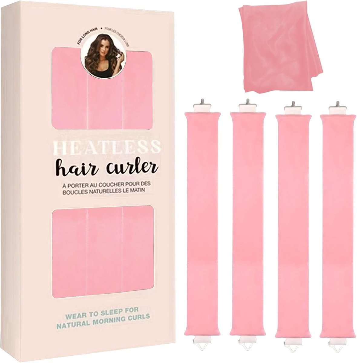 Krulspelden zonder hitte - 5 stuks - Fluwelen materiaal - Veilig en comfortabel 's nachts - ShopVlot