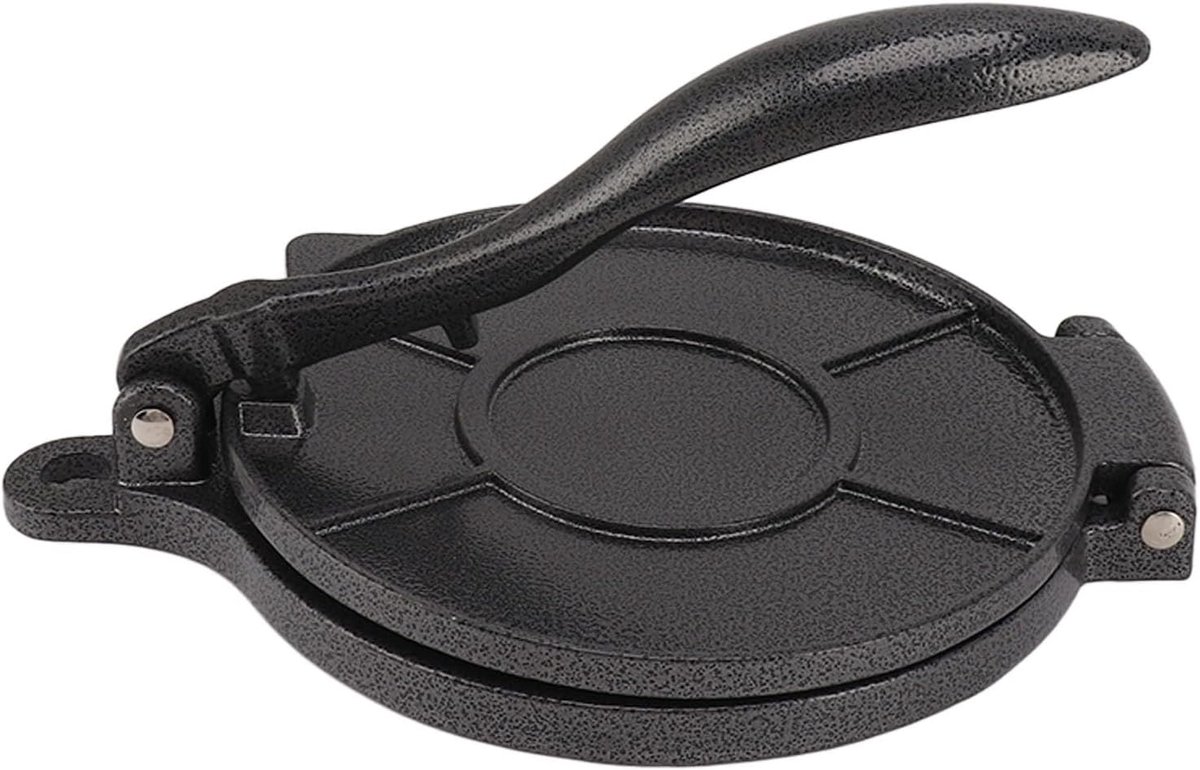 Tortilla pers 16cm - aluminium legering - handmatige deegpers - snel en eenvoudig tortilla's maken - ShopVlot