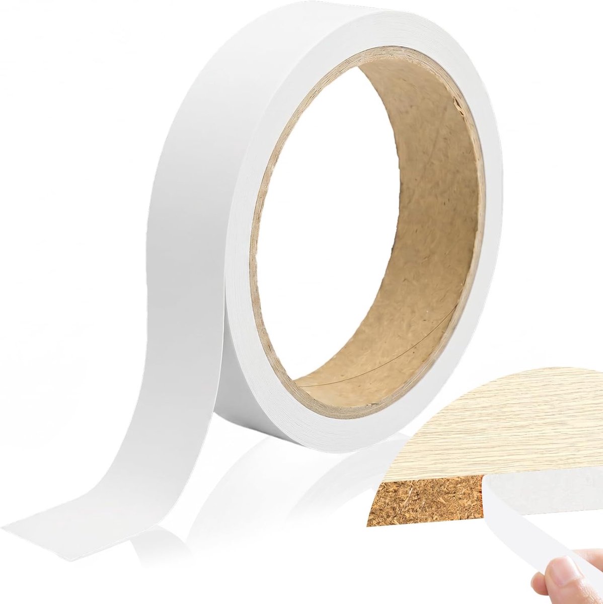 Lace tape wit 20mm - Zelfklevende fineer tape - Voor kasten en werkbladen - ShopVlot