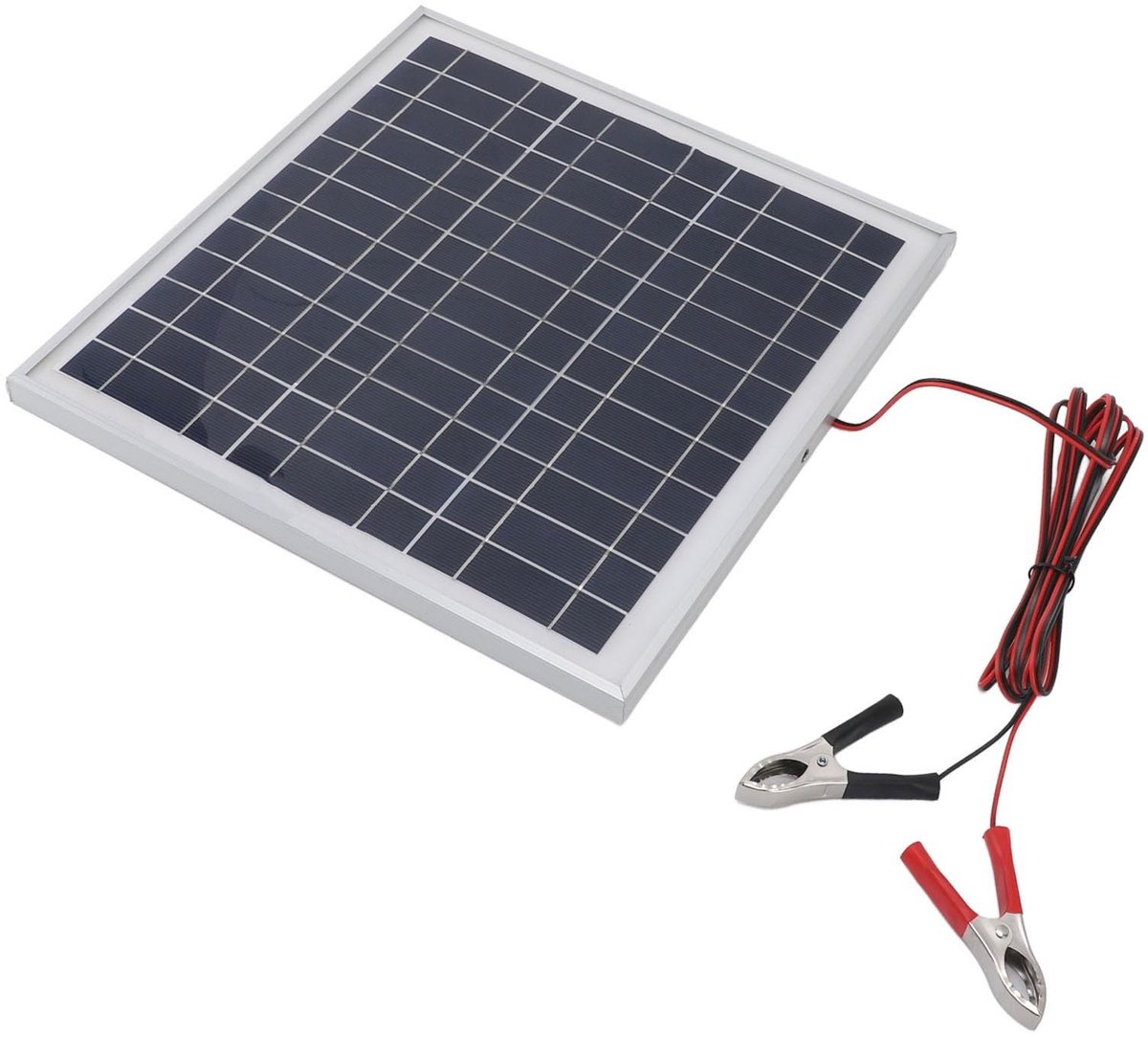 Solidchoice - 50W Draagbaar Zonnepaneel met 2.5m Kabel