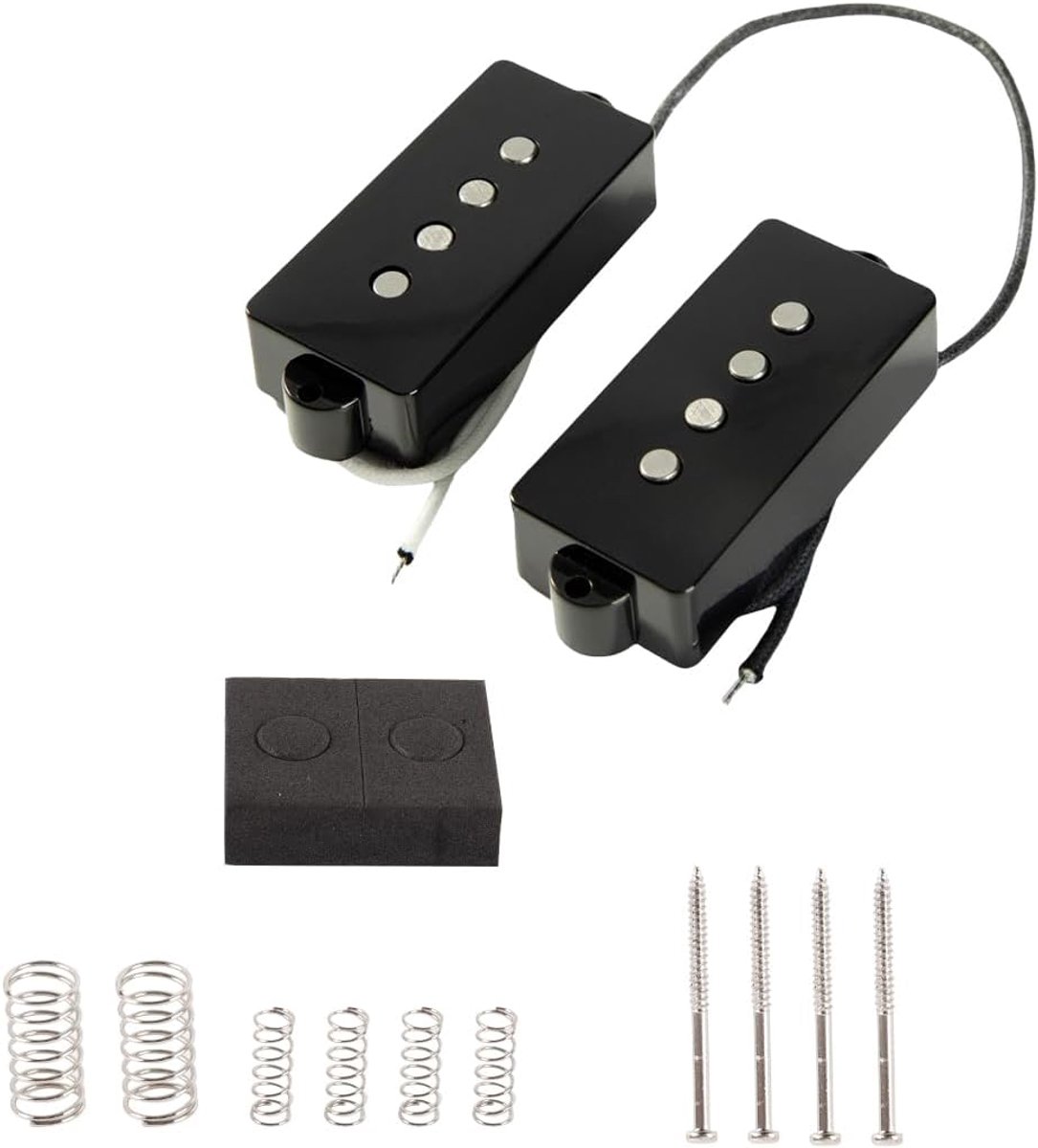 Precision Bass pickups set - Alnico 5 - vintage geluid - diepere basfrequenties - ShopVlot