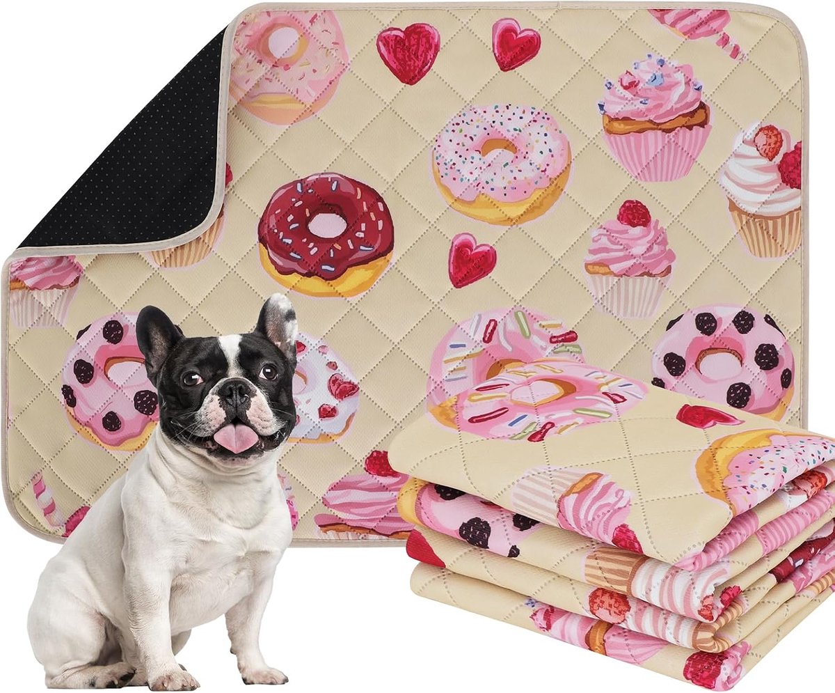 Hondentrainingmat Set van 2 - Wasbaar en Herbruikbaar - Zeer Absorberend en Lekvrij - ShopVlot