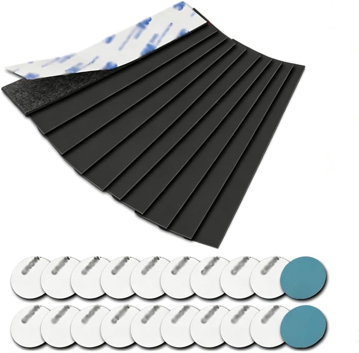 Magnetische Strips Zelfklevend 150 x 25 mm - Sterk Dubbelzijdig - Perfect voor Bevestigen van Voorwerpen - ShopVlot