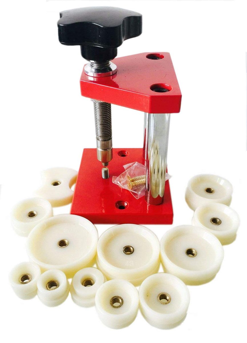 Horloge pers set - met 12 sterfjes - horloge reparatie gereedschap - eenvoudig te gebruiken - ShopVlot