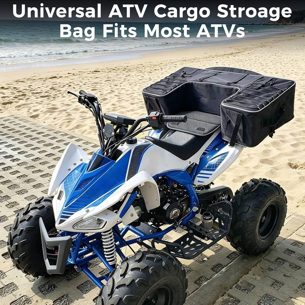 60L ATV Quad Bike Achter Opbergtas Motorfiets Zadeltas Fietstassen - ShopVlot