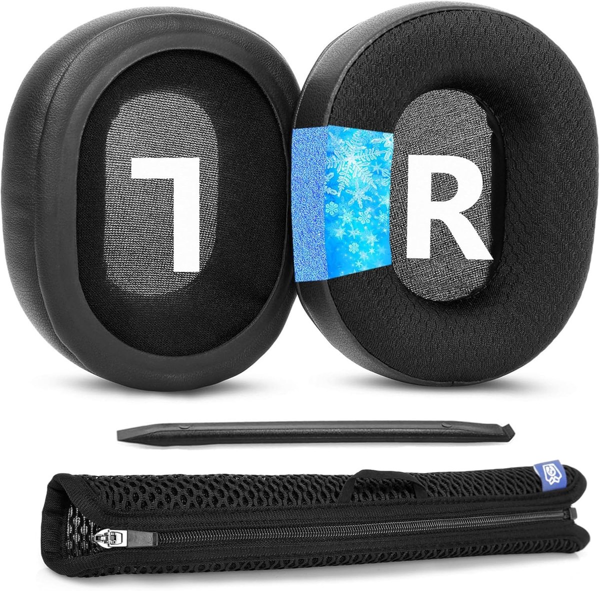 Replacement Gel Ear Pads compatible with Pioneer SE-MS9BN SE-MS7BT SE-MS5T Headset Ear Pads Headband Cover Cushions - ShopVlot