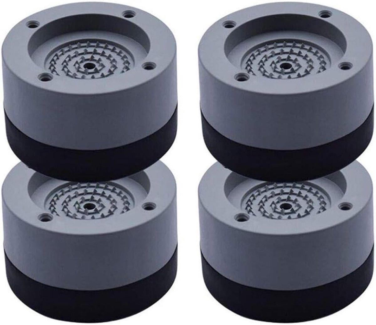 Queta Pack of 4 Anti-Vibration Pads Anti-Vibration Pad Washing Machine Universal Legs Stabilizer Base for Washing - ShopVlot