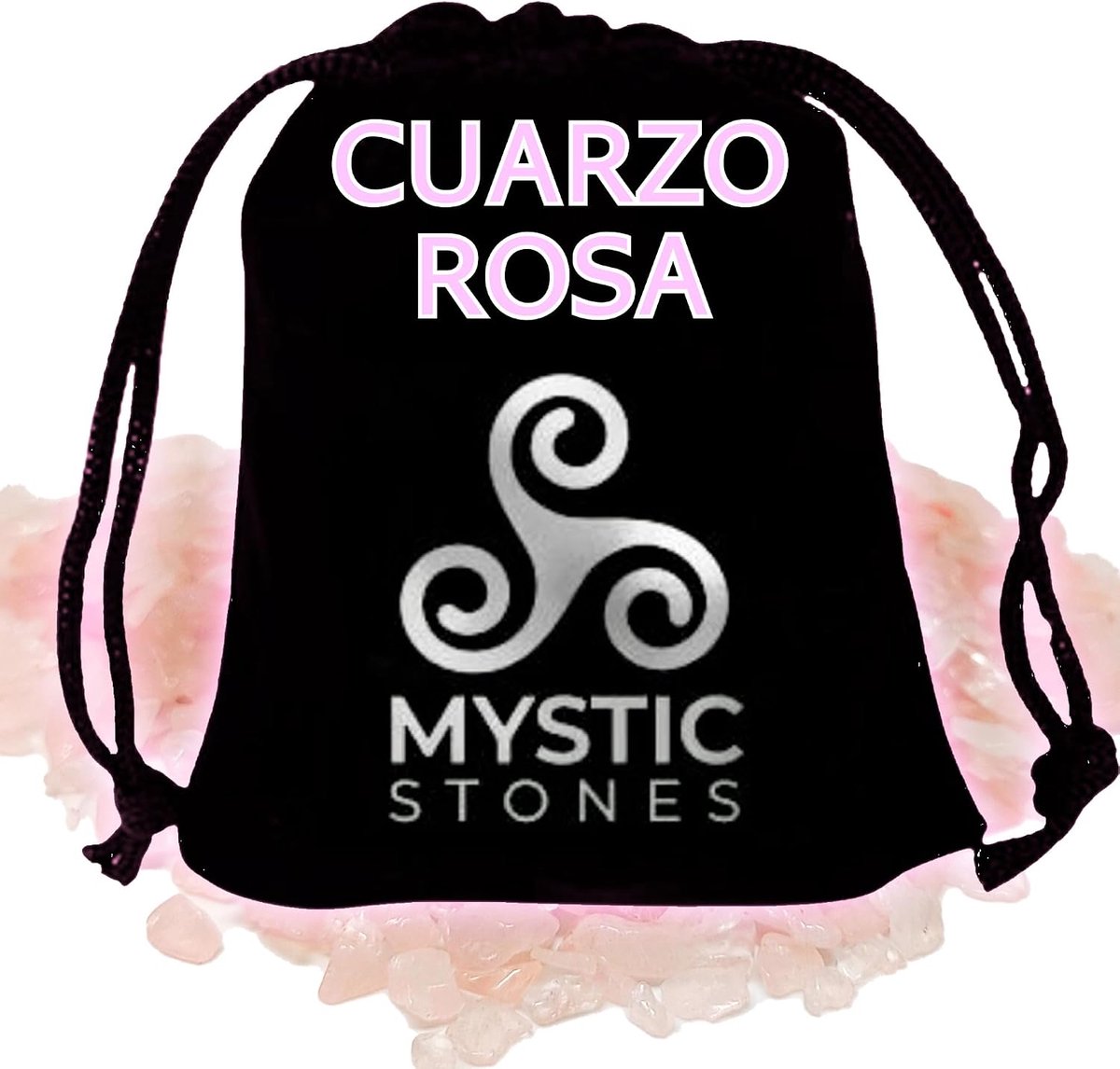 Essential Mystic Stones Rose Quartz for Emotional Healing - 160g 100% Natural Stone - Free Your Mind 7-12mm Rose Quartz - ShopVlot