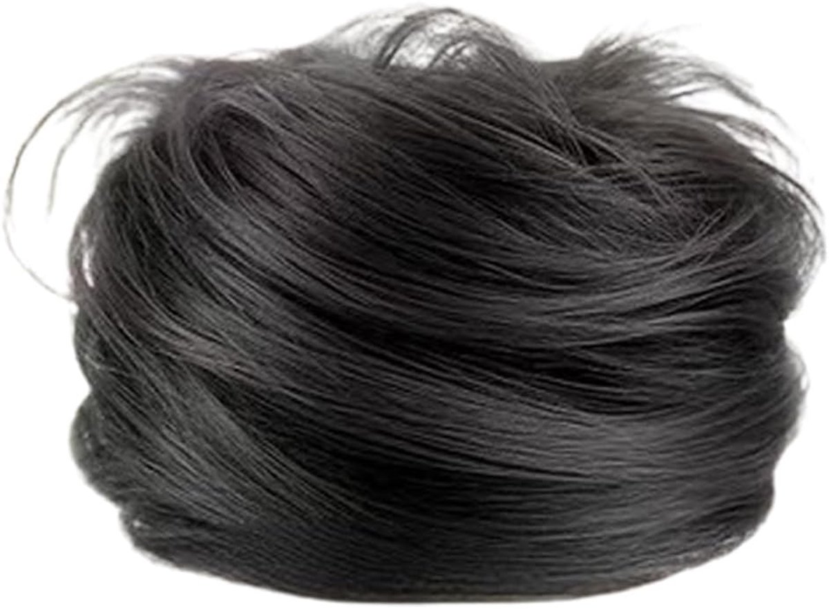 Haarscrunchie met nestvorm - Verstelbare haarbun donut - Volume haarstuk - Ideaal voor een messy bun - ShopVlot
