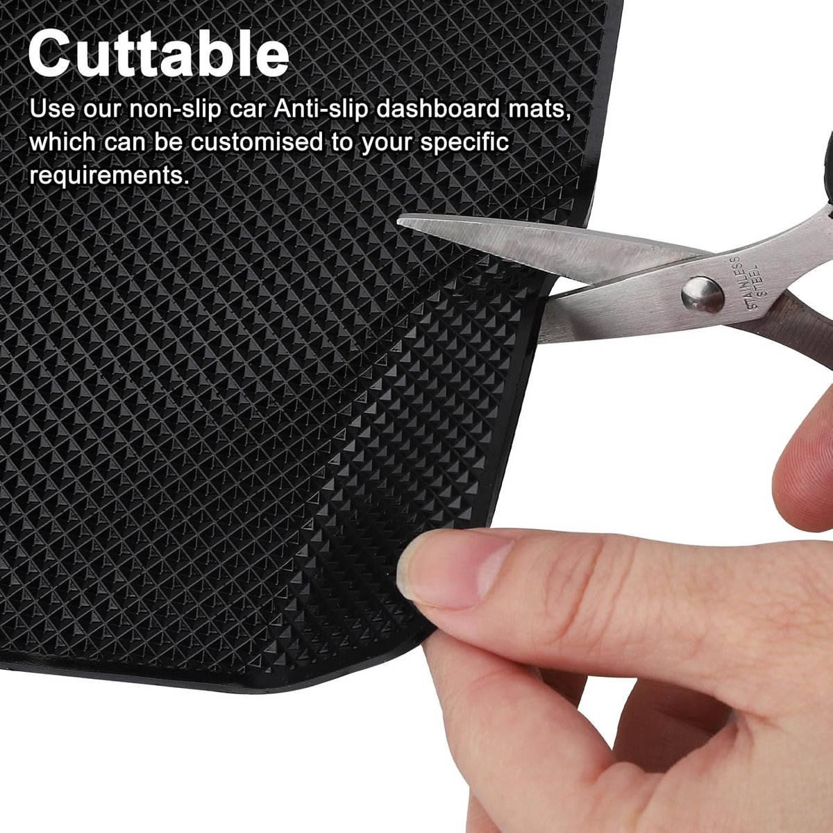 Dashboard Non-Slip Pads 27 x 15cm - Silicone Fixing Pad - Veiligheid voor Mobiele Apparaten - ShopVlot