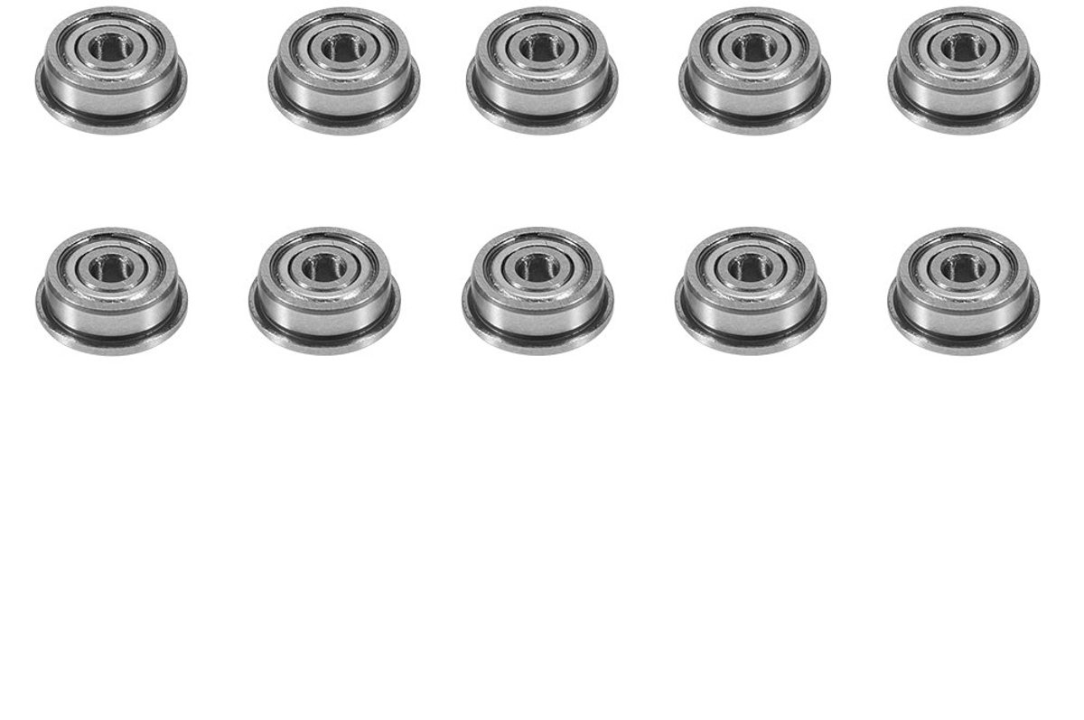 Kogellagers 3 x 10 x 4 mm - RVS met flens - Duurzaam en praktisch voor 3D-printer - ShopVlot