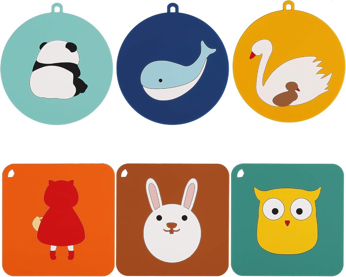 Silicone Kommat - 15x15 cm - Cartoon Design - Multifunctioneel en Warmtebestendig - ShopVlot