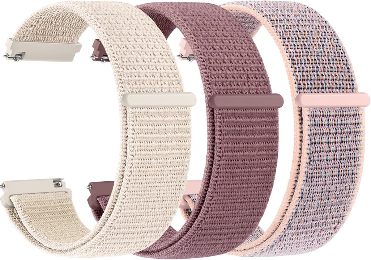 Vervangende horlogeband 20mm 22mm - nylon - snelle bevestiging - ideaal voor dagelijks gebruik - ShopVlot
