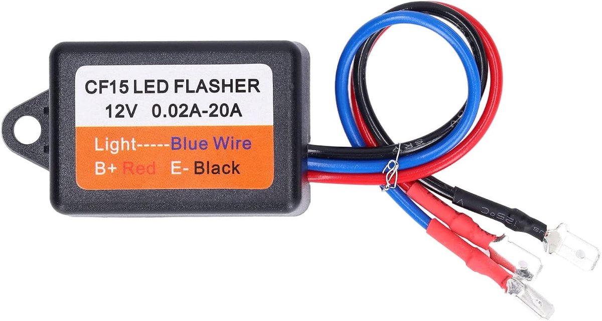 Flash Strobe Controller 12V - LED Knipperlicht Relay - Hoge gevoeligheid - Eenvoudige installatie - ShopVlot