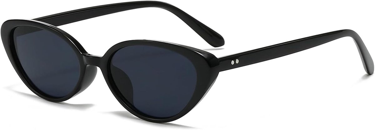 Zonnebril retro ovaal - cat eye stijl - kleine Y2K 90s vintage - UV-bescherming - ShopVlot