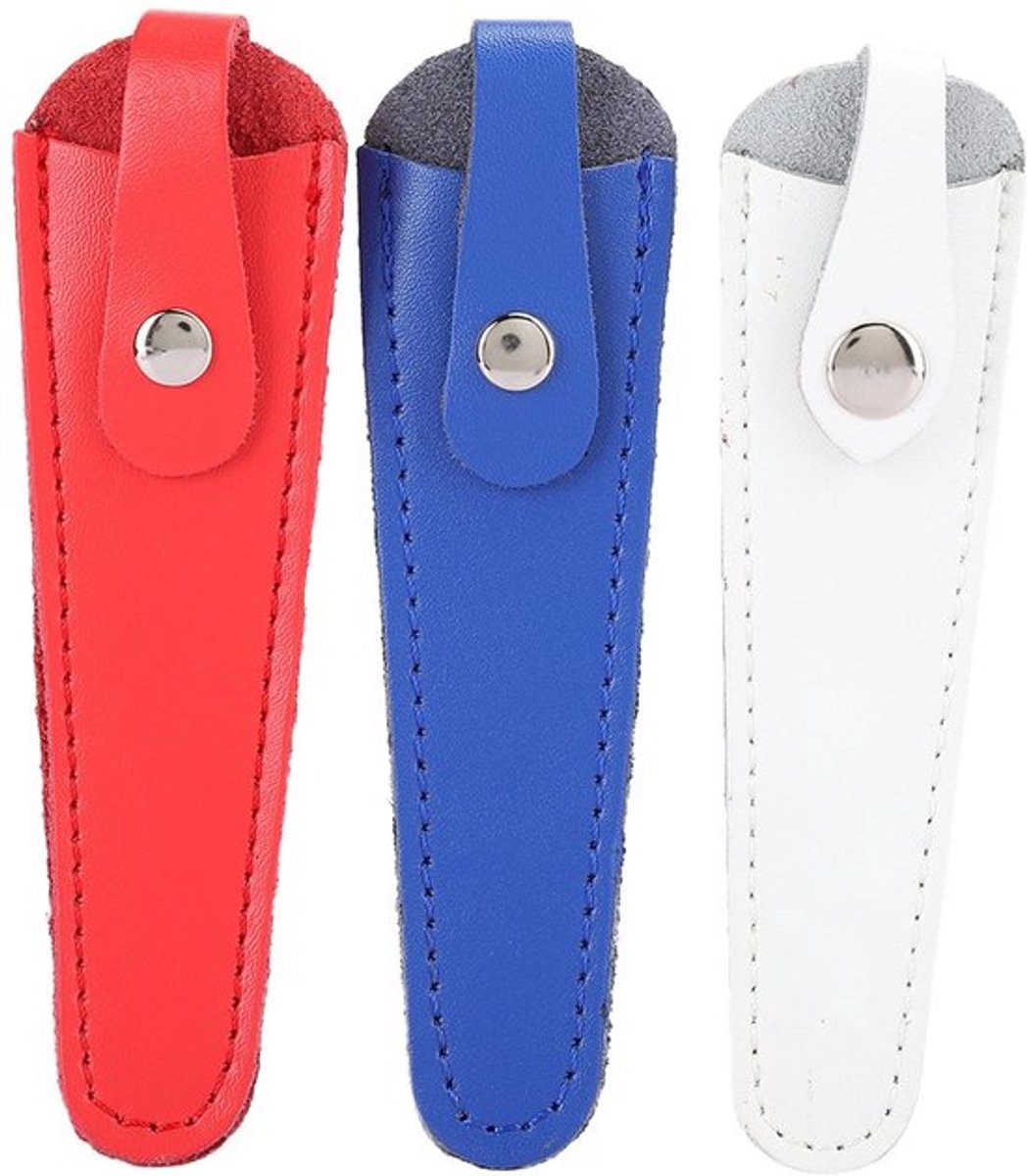 Kappersschaartas Professioneel - Draagbare Schaartas - PU-leer - 3 Stuks - Veel Opbergruimte - Bescherming tegen Vallen