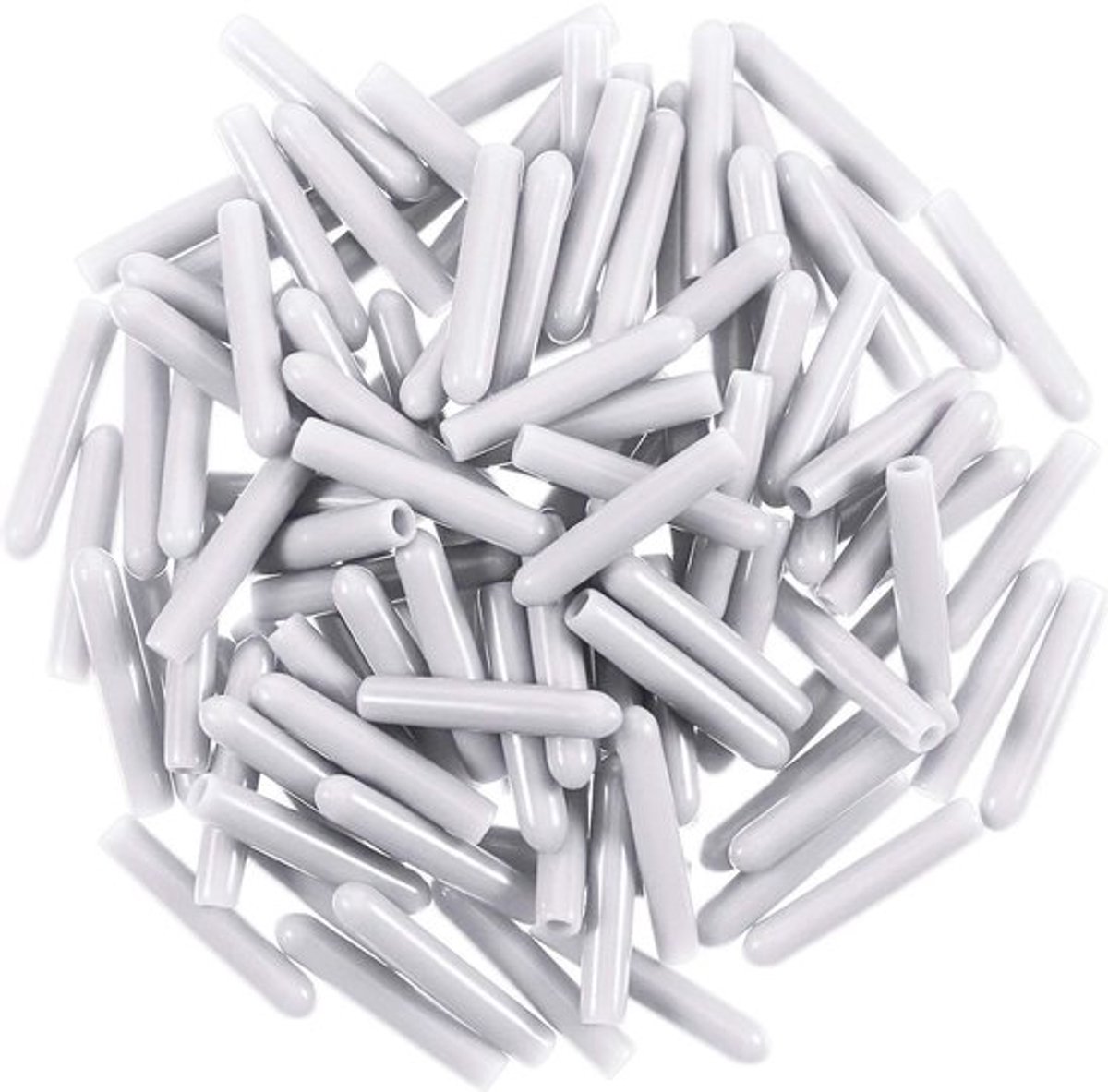 Vaatwasserrekdoppen 100 stuks - Siliconen Beschermingspinnen - Antislip Tips - Vaatwasserrek Caps - 3,2 mm Binnendiameter - Duurzaam Materiaal - Vaatwasserbeschermdoppen