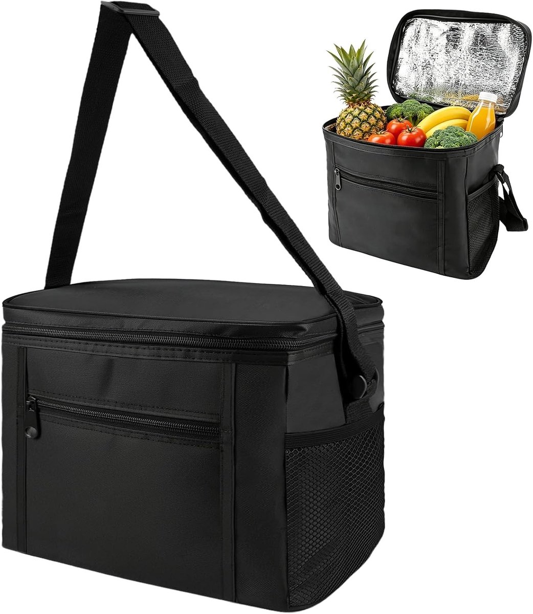 Vouwbare Thermische Koeltas van 10L - Isolatie Tas voor Picknick, Kamperen en Reizen met Eten en Dranken